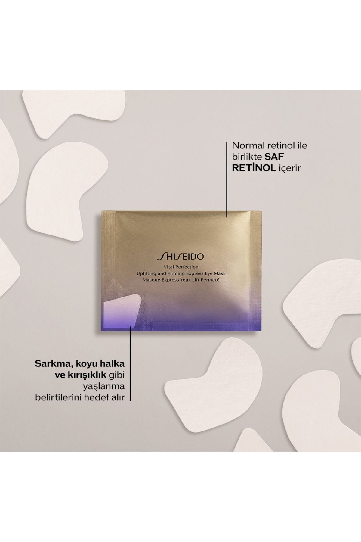 Shiseido Vital Perfection Uplifting &Firming Express Eye Mask 6pcs