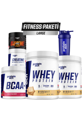 Proteinocean Fıtness Paketi Large - Bisküvi Ahududu