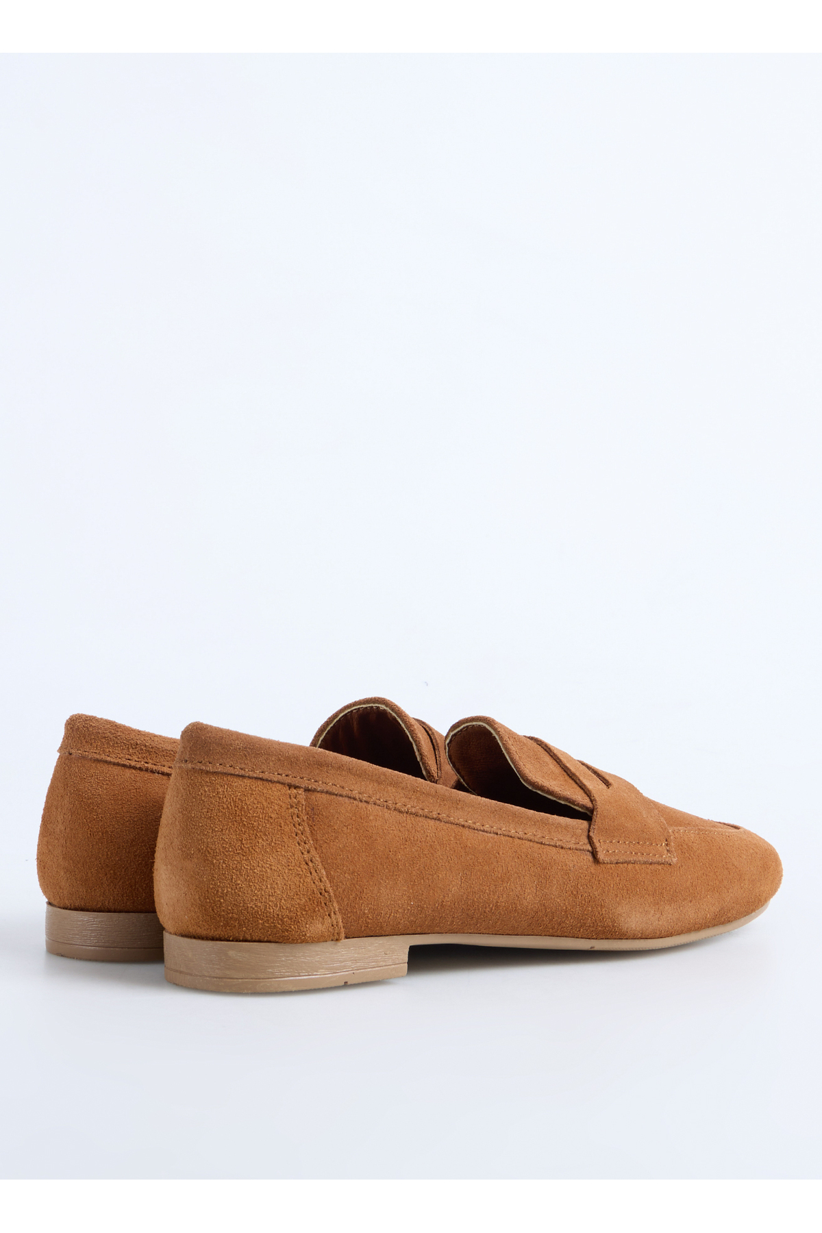 Fabrika Taba Kadın Deri Loafer D-HANKS AUSTIN SÜET görsel 3