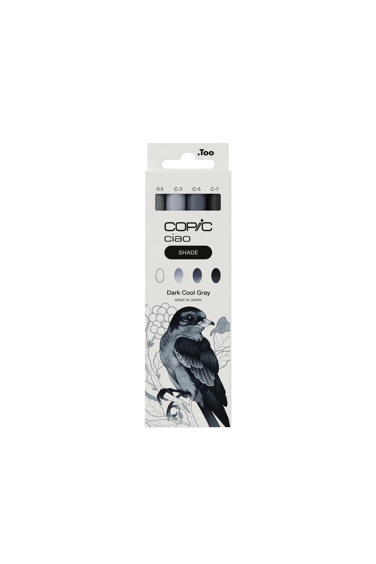 copic CIAO SHADE SET, DARK COOL GRAY, 4 PCS - Fiyatı, Yorumları