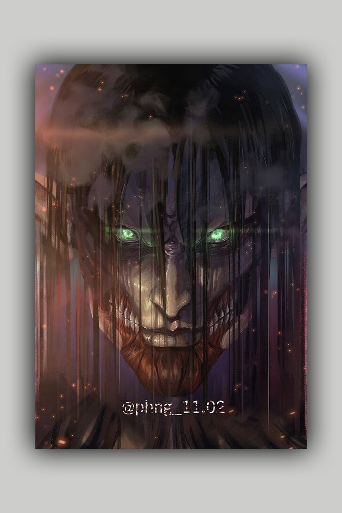 Luna Marissa Attack On Titan Anime Poster - Çerçevesiz Duvar