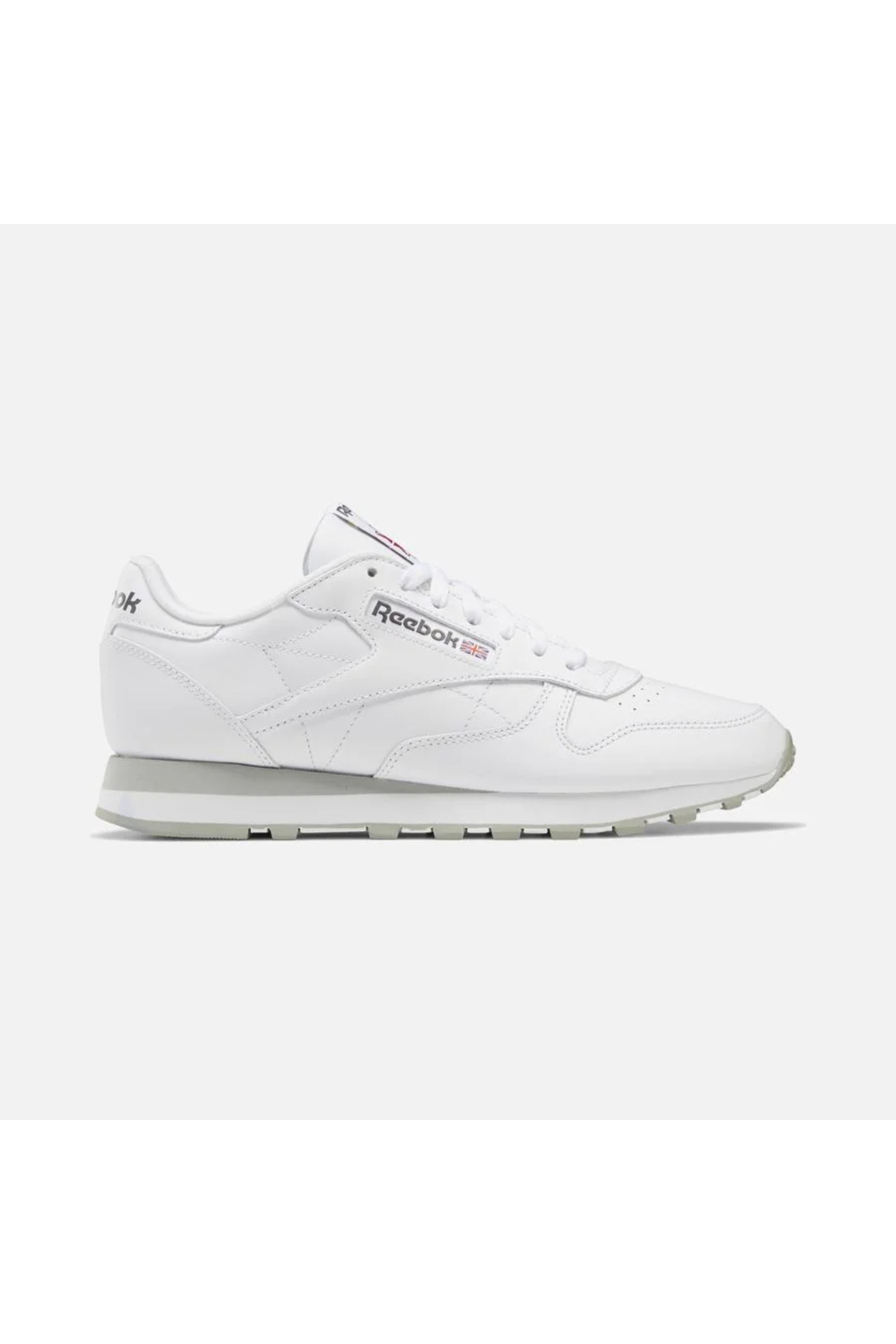 1_org_zoom کفش Reebok ریباک Classic Leather 100008789 چرم طبیعی مردانه خاکستری سفید اورجینال - تصویر 1