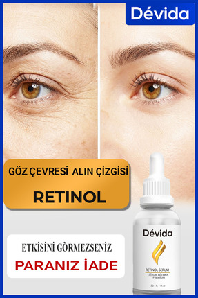 Devida Retinol Göz Çevresi Alın Çizgisi Kırışıklık Karşıtı Serum Xella Series...