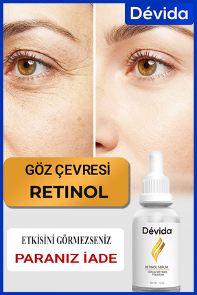 Devida Retinol Göz Çevresi Alın Çizgisi Kırışıklık Karşıtı Serum Xella Series...
