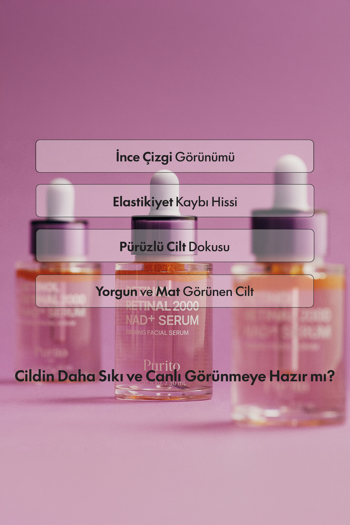 Retinol 0.1% + Retinal 0.1% Anti-Aging Facial Serum | for Wrinkles, Fine Lines — PRT-01 — تصویر 2 از 5