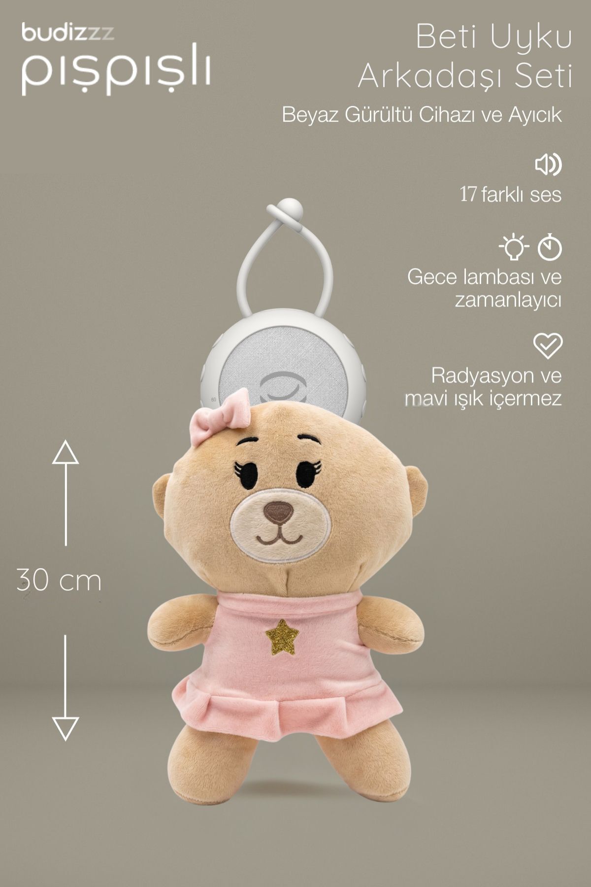 Beti Sleep Companion - White Noise Device, Pisces and Lullaby