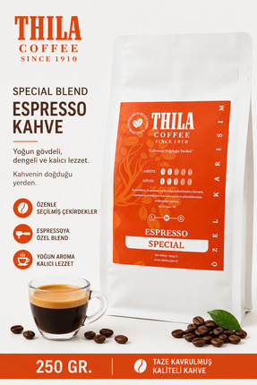 Thila Special Blend Espresso Kahve 250 Gr. (Fabrika Satış Mağazasından)