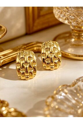 ayoljewelry Çelik Gold Küpe