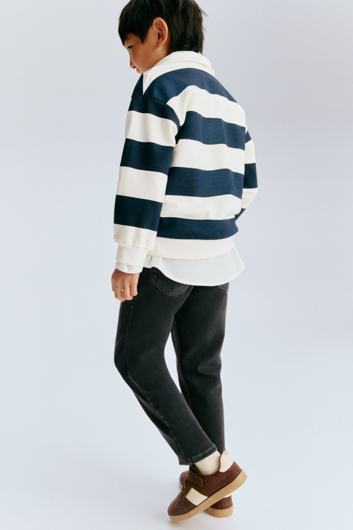 شلوار جین اسلیم فیت فوق العاده نرم اچ اند ام شلوار جین H&M