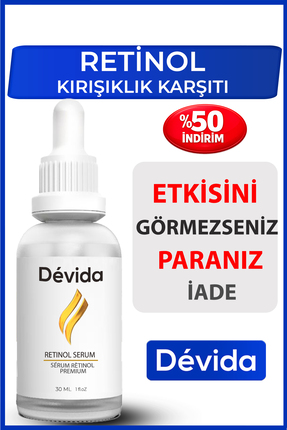 Devida Retinol Göz Çevresi Alın Çizgisi Kırışıklık Karşıtı Serum Xella Series...