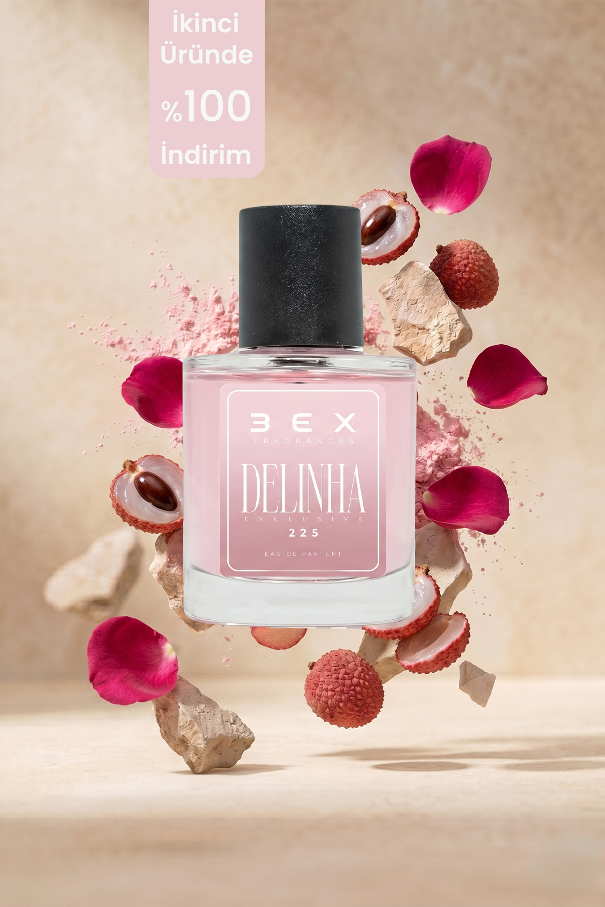 3ex Delinha exclusive 225 - 50ml - Kadın Parfümü — Bex225