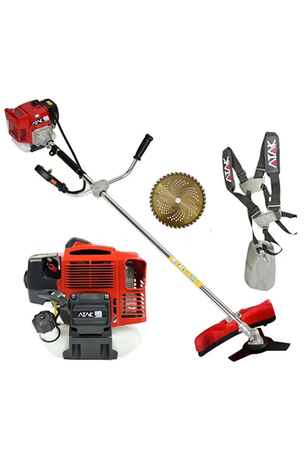 Backer KAWASAKİ TJ53E MODEL ATAK PROFESYONEL YAN TİP BENZİNLİ