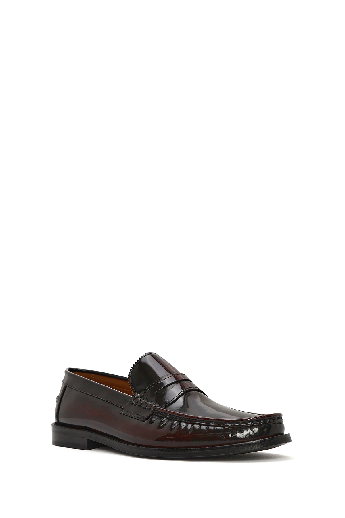 Derimod Erkek Bordo Deri Klasik Loafer 26SFD601722 görsel 7