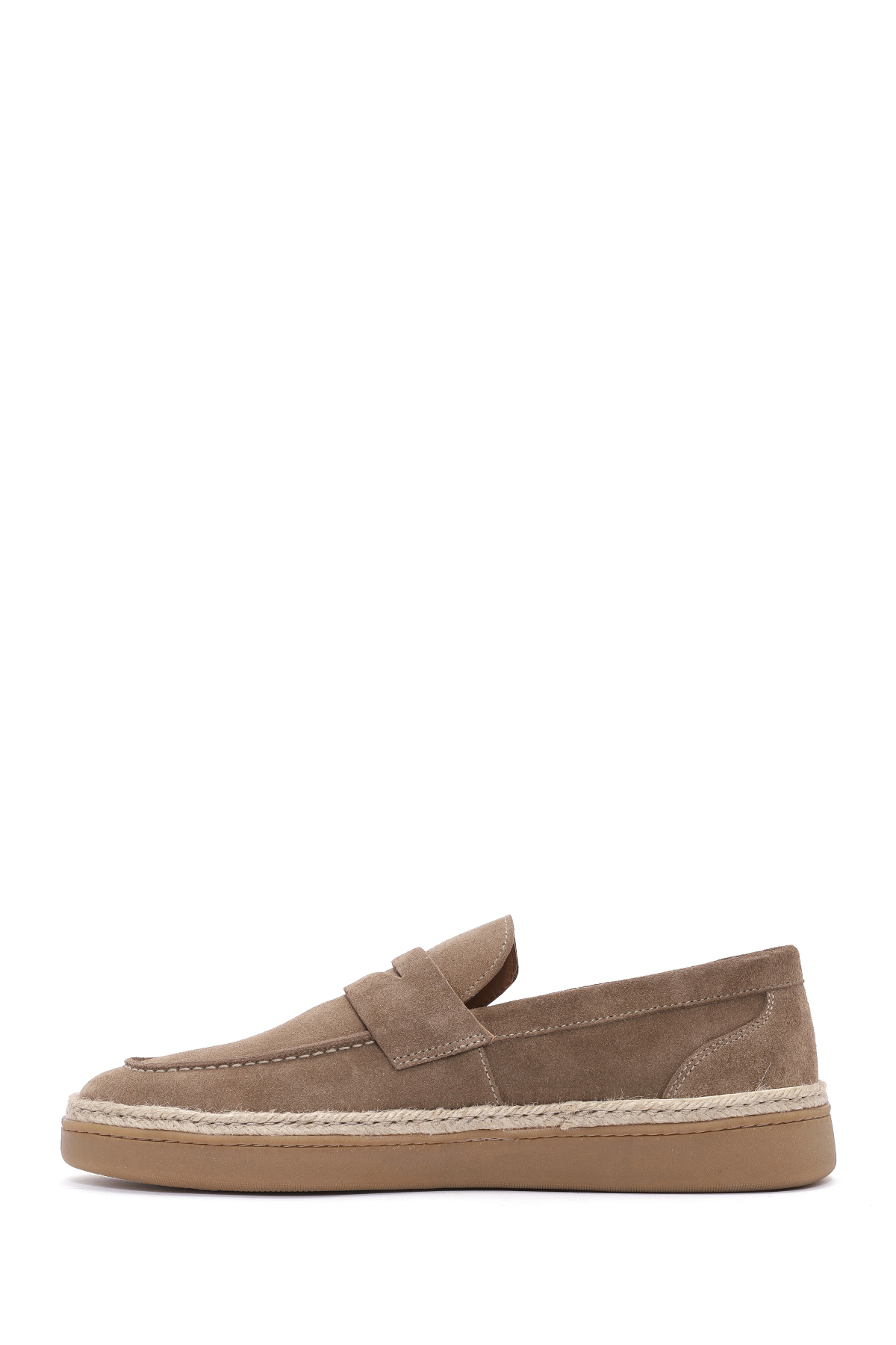Derimod Erkek Vizon Süet Deri Loafer 26SFD631810 görsel 3