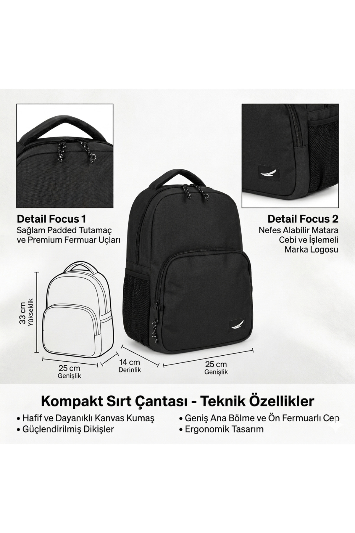 Adalinhome Mini Günlük Sırt Çantası (125) görsel 3