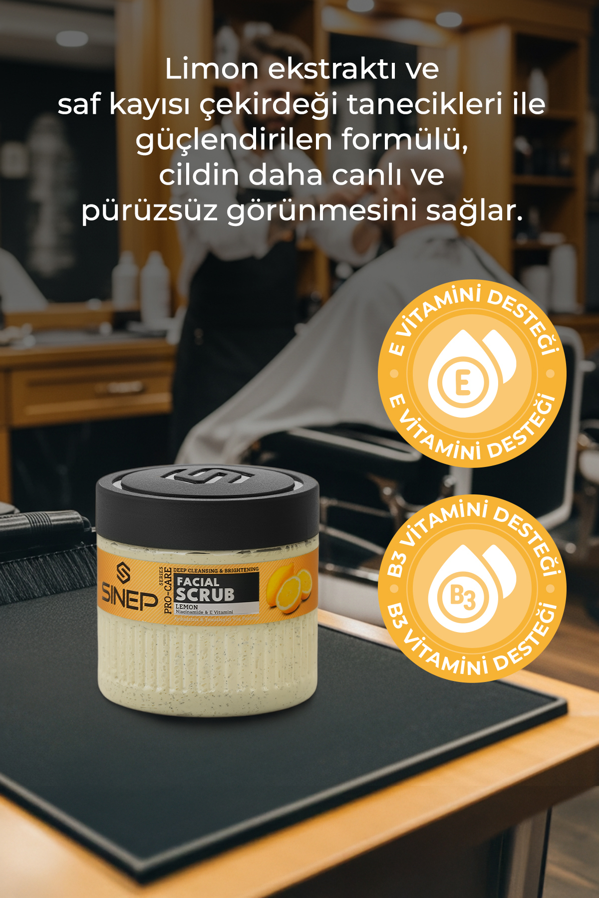 Pro-Care Scrub Aydınlatıcı ve Temizleyici Yüz Peelingi 400 ml Limon — KB.VBU.0018.21414 — تصویر 4 از 5