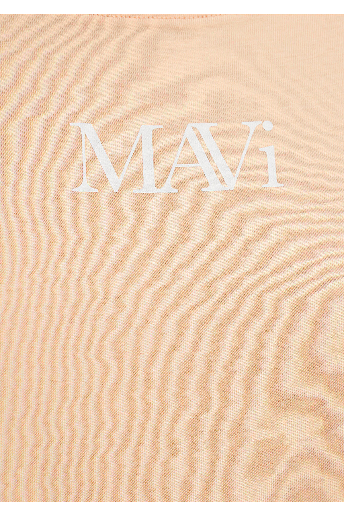 Mavi  Logo Baskılı Turuncu Tişört Oversize / Geniş Kesim 1611593-71220 - Görsel 7