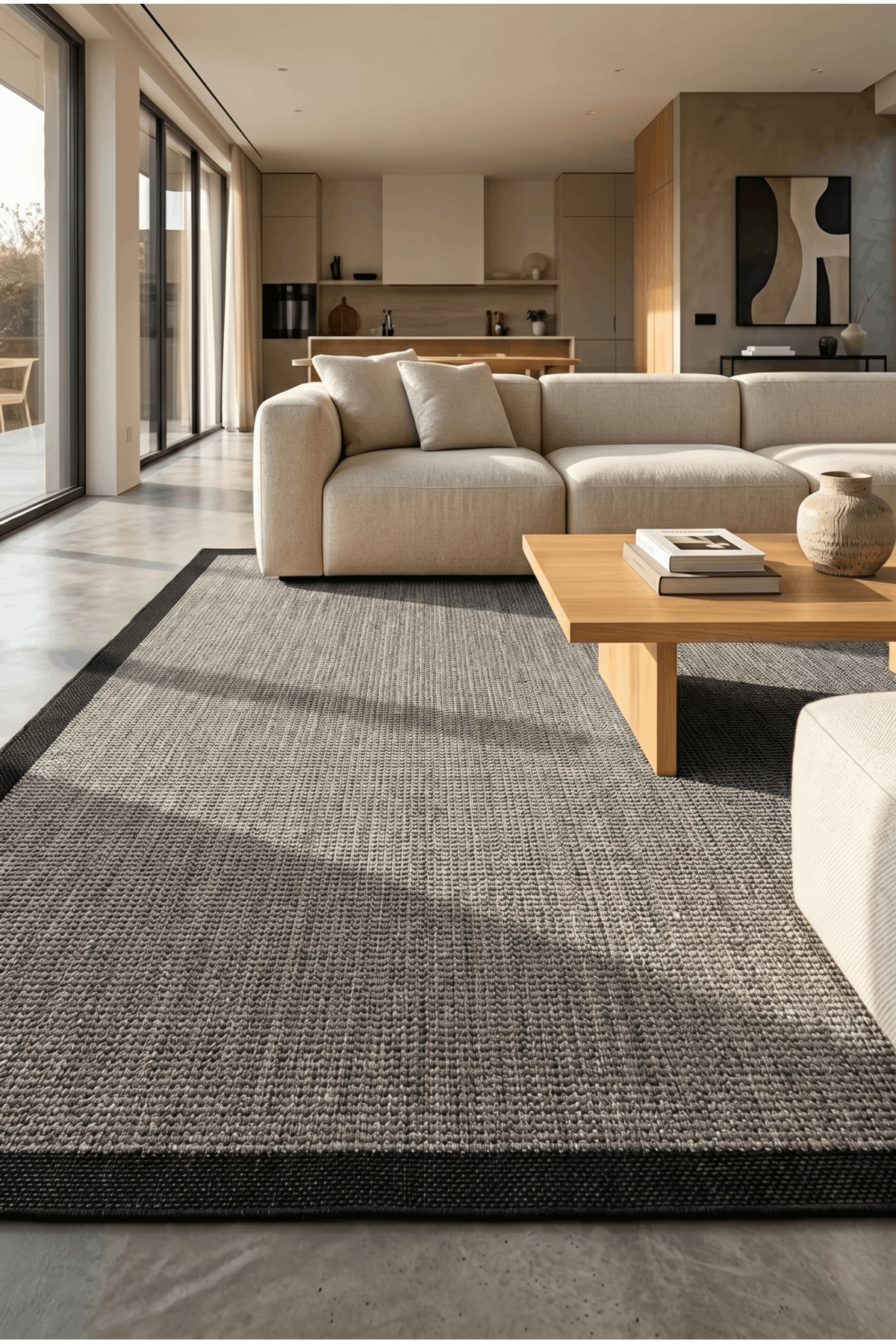 Curb Carpet Stainproof Anti-Slip Base Machine Washable Carpet