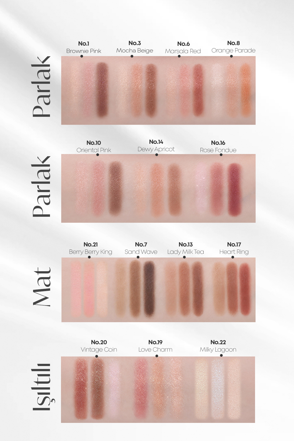 Yumuşak Dokulu, Dökülme Yapmayan 3 Renkli Göz Farı Triple Shadow (14 Dewy Apricot) — نارنجی 111597 — تصویر 8 از 9
