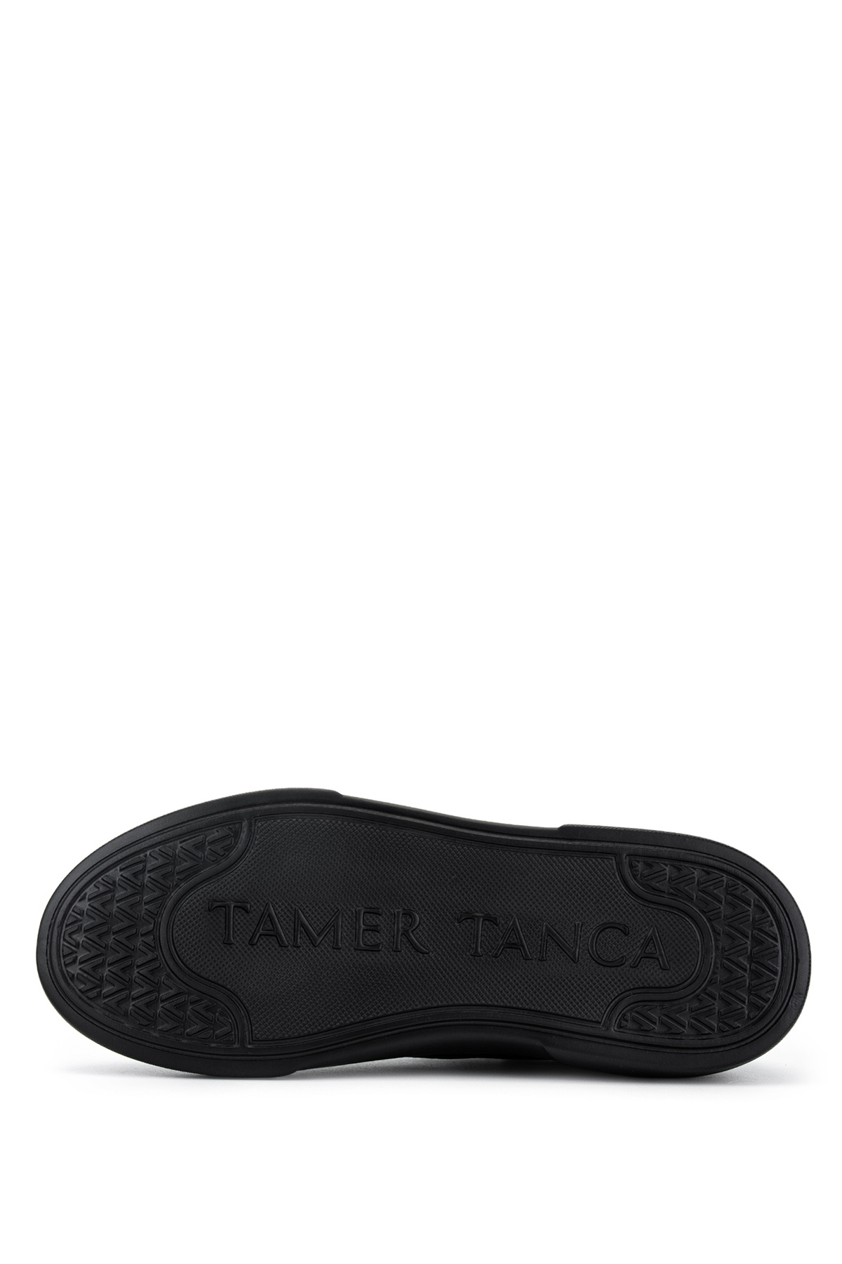 Tamer Tanca Erkek Hakiki Deri Siyah/Siyah Sneakers & Spor Ayakkabı görsel 3