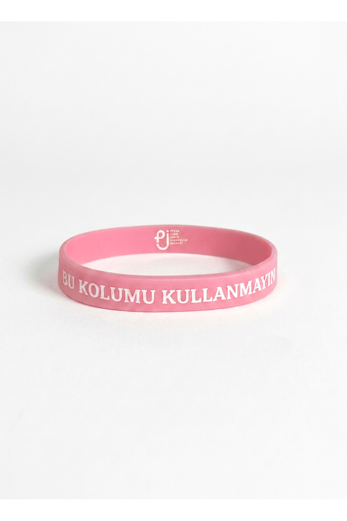 shopink Silikon Lenfödem Bilekliği - Bu Kolumu Kullanmayın - Uyarı Bilekliği görsel 3