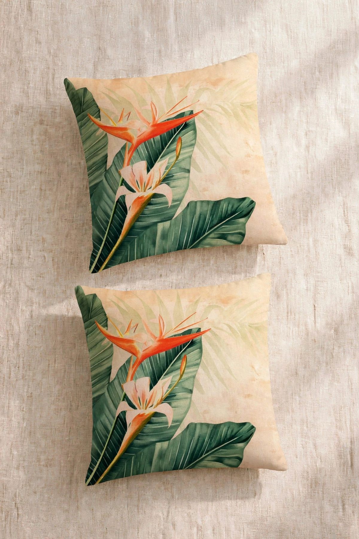 2 Pcs Double Sided Patterned Pillow Cushion Covers
