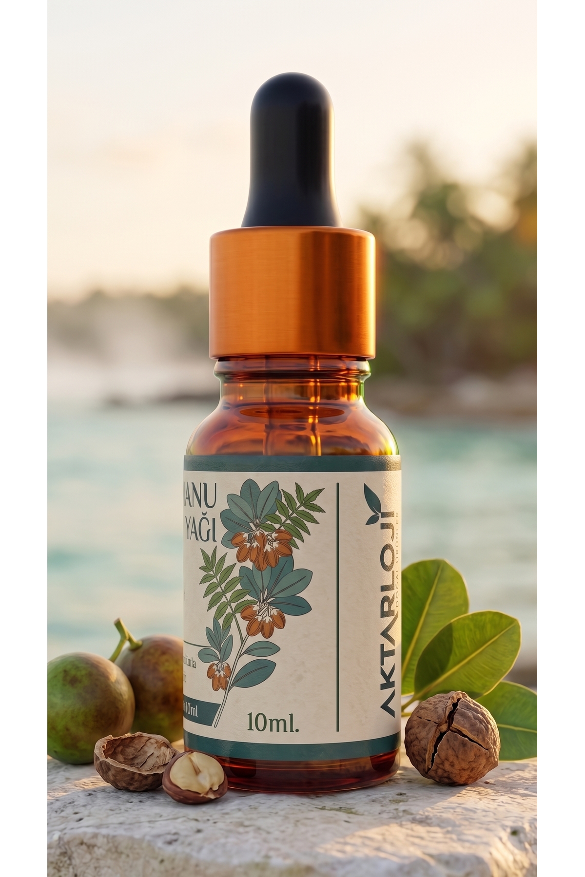 Tamanu Yağı 10 ml / Soğuk Sıkım / %100 Saf Ve Doğal — A1-Tamanu-yag-10 — تصویر 6 از 8