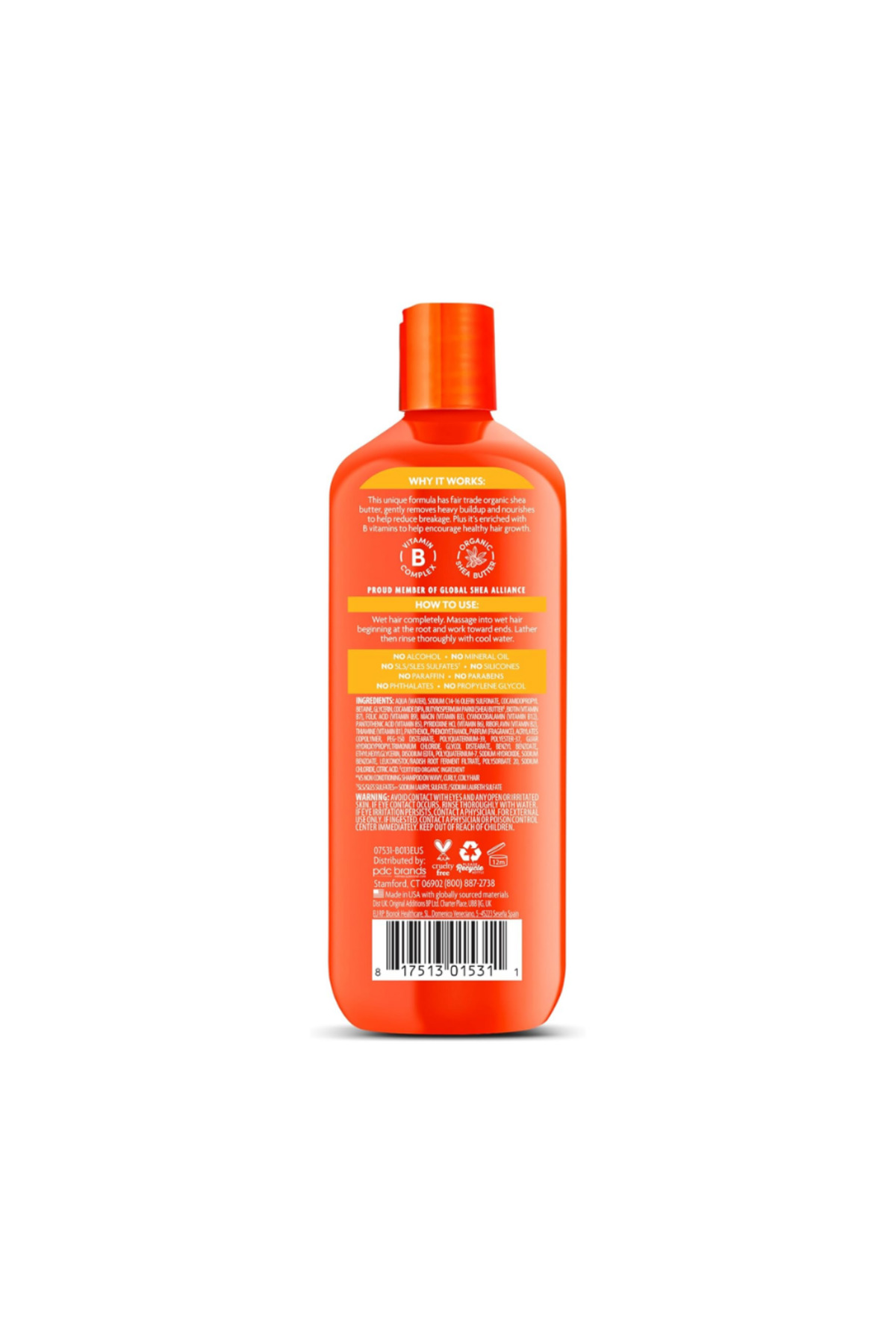 Sülfatsız Arındırıcı Şampuan 400ml- Kıvrıcık, Dalgalı Saçlar — 07531-12/3EU — تصویر 5 از 7