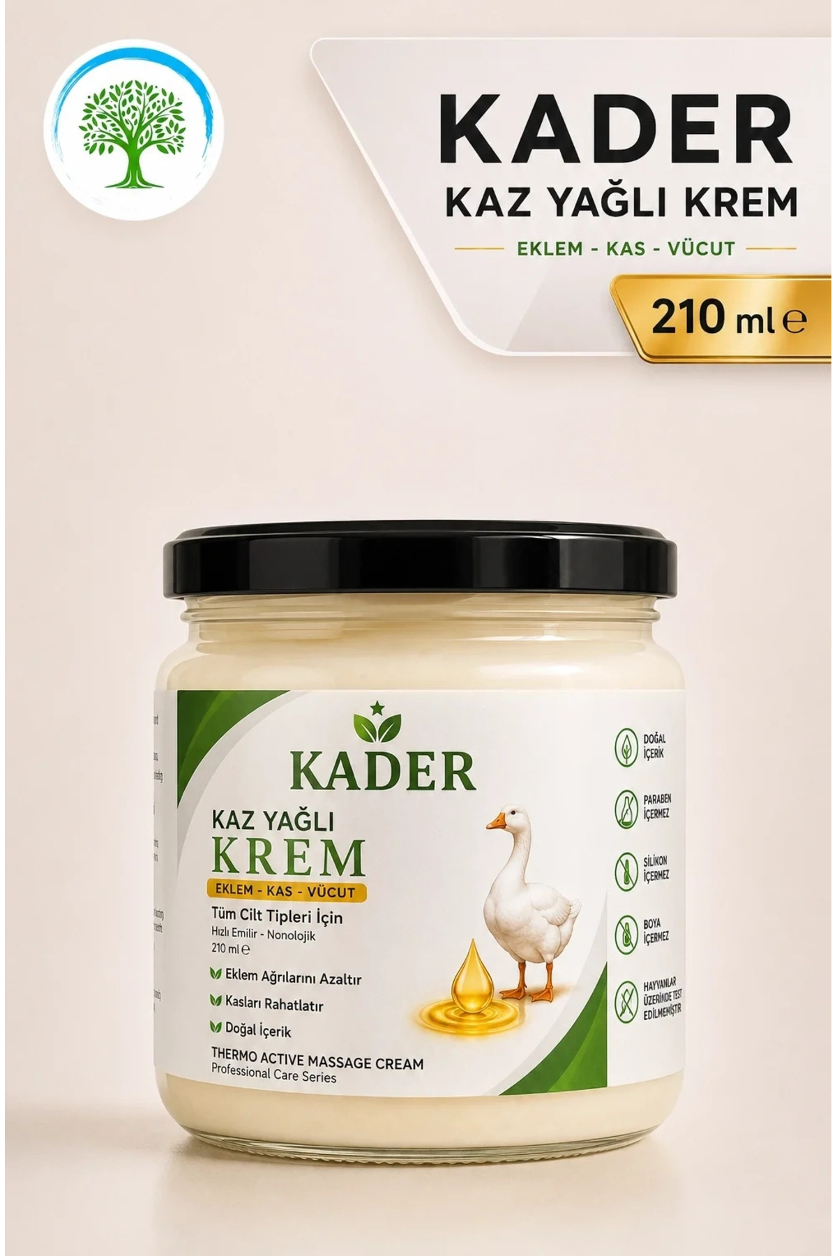 Çare Burada ÇareBurada - KADER Kaz Yağlı Krem 210 ml — P6051S6478