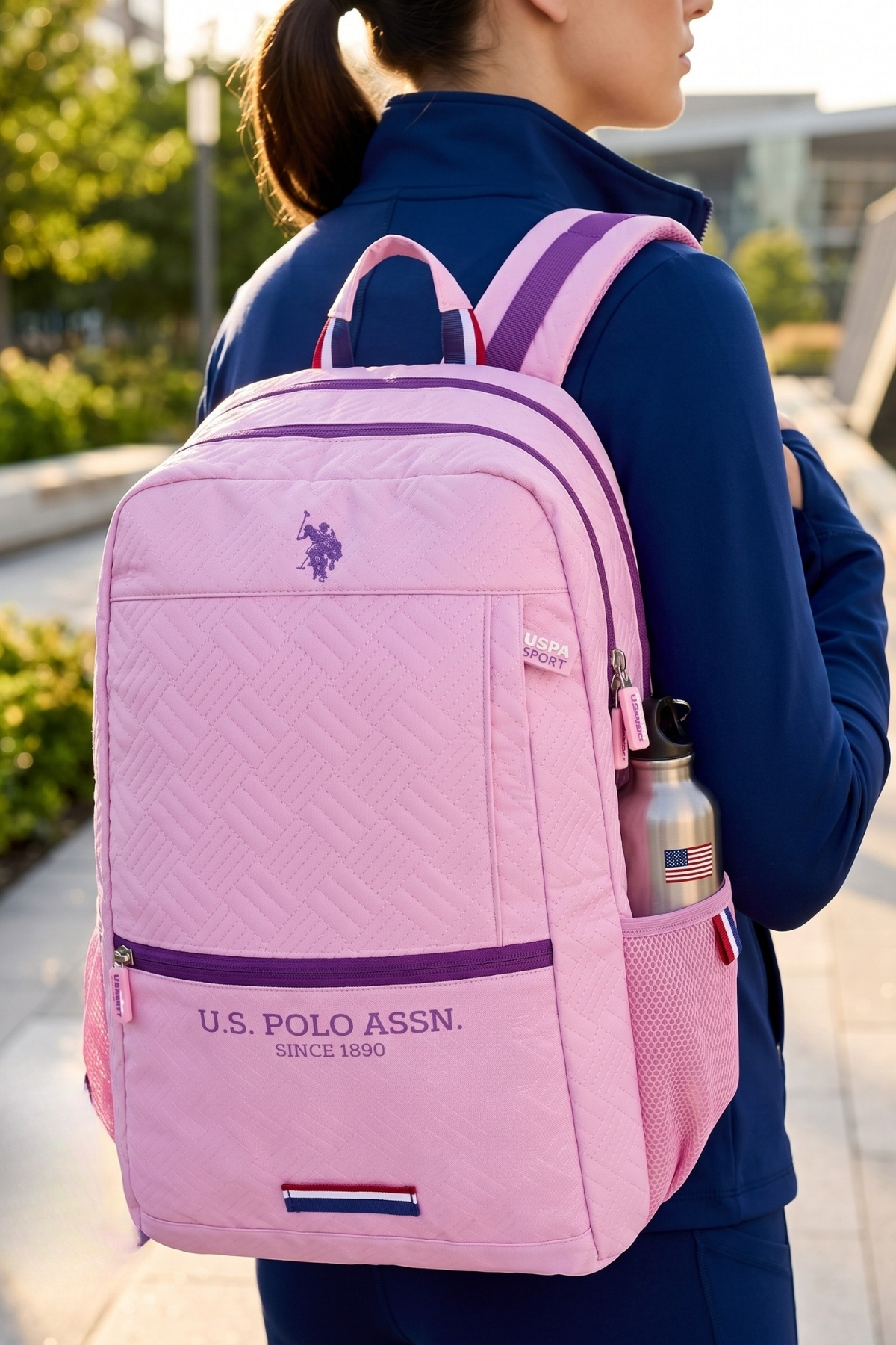 U.S. Polo Assn. US Polo Assn 24328-24327-24326-24329 UNİSEX OKUL SIRT ÇANTASI ÖĞRENCİ GÜNLÜK SEYAHAT TATİL SPOR YÜRÜ