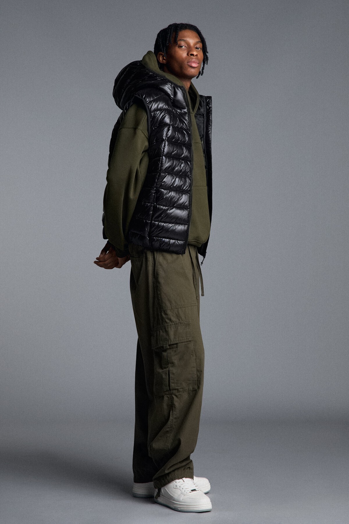 Bershka Ultra hafif şişme yelek görsel 4
