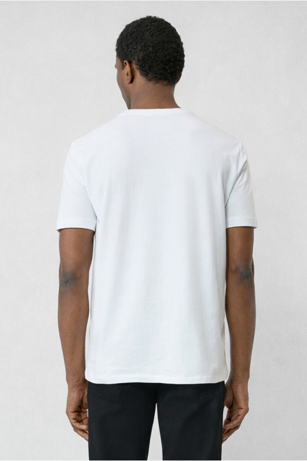 Kiğılı Bisiklet Yaka Slim Fit %100 Pamuk Tişört görsel 7