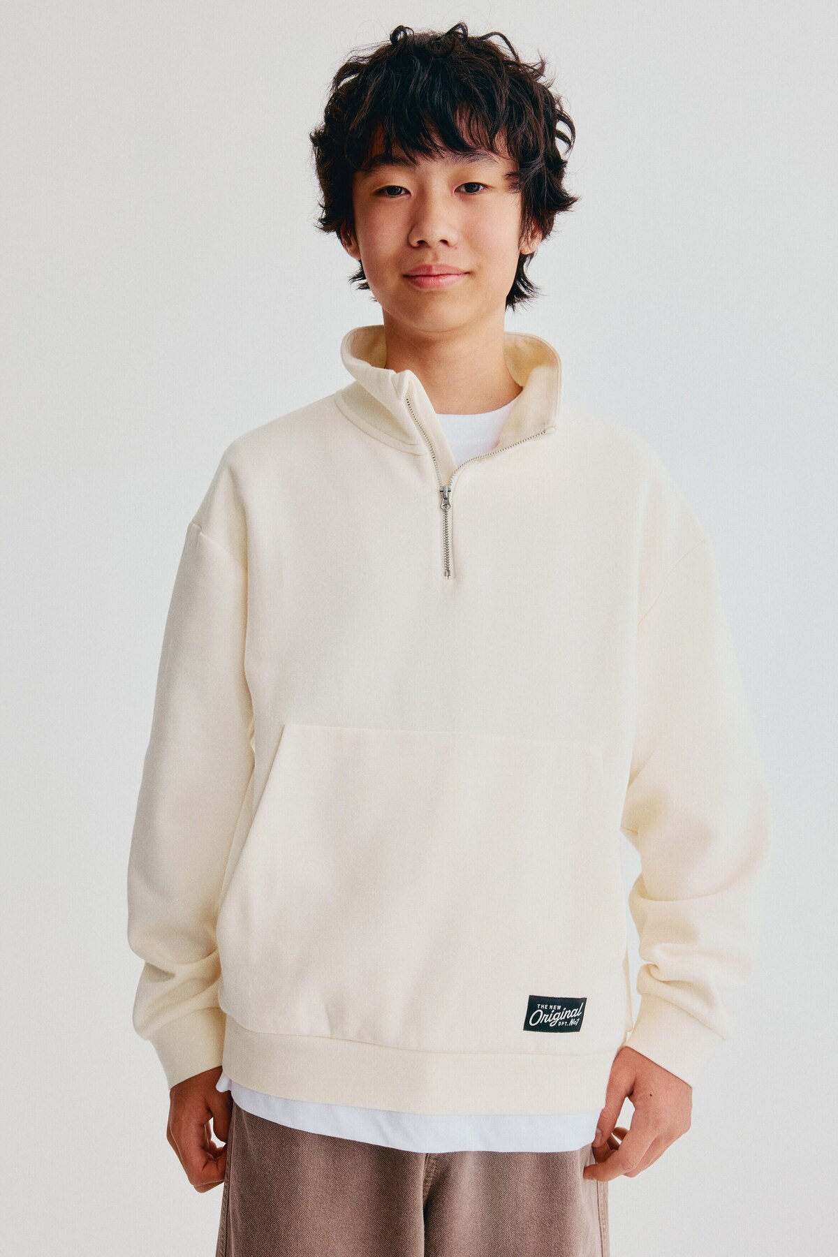 سویشرت نیم زیپ اچ اند ام سویشرت H&M