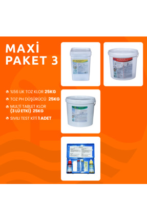 Havuzhane Havuz Bakım Seti Maxi Paket 3