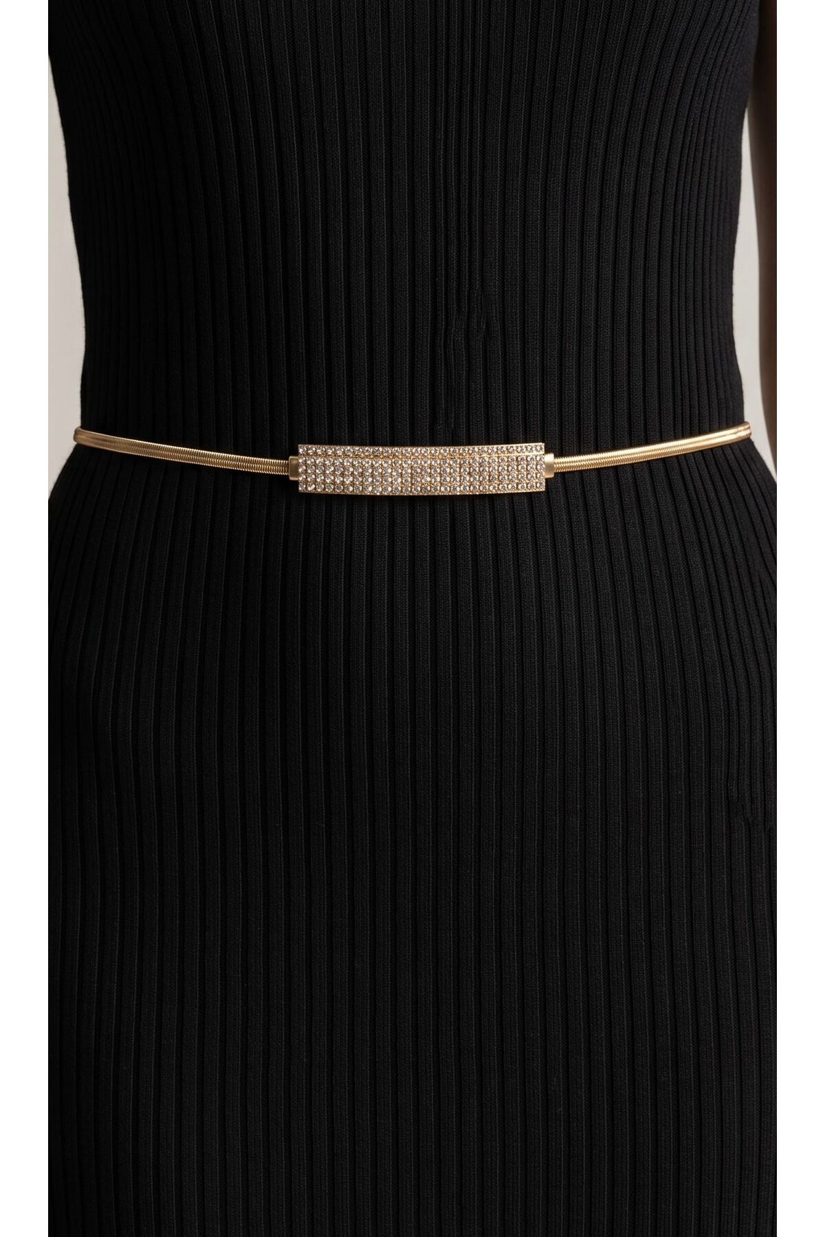 Women's Gold Imported Spring Flexible Belt Waist Belt for All Sizes Spring Belt Dress Belt Jacket Belt