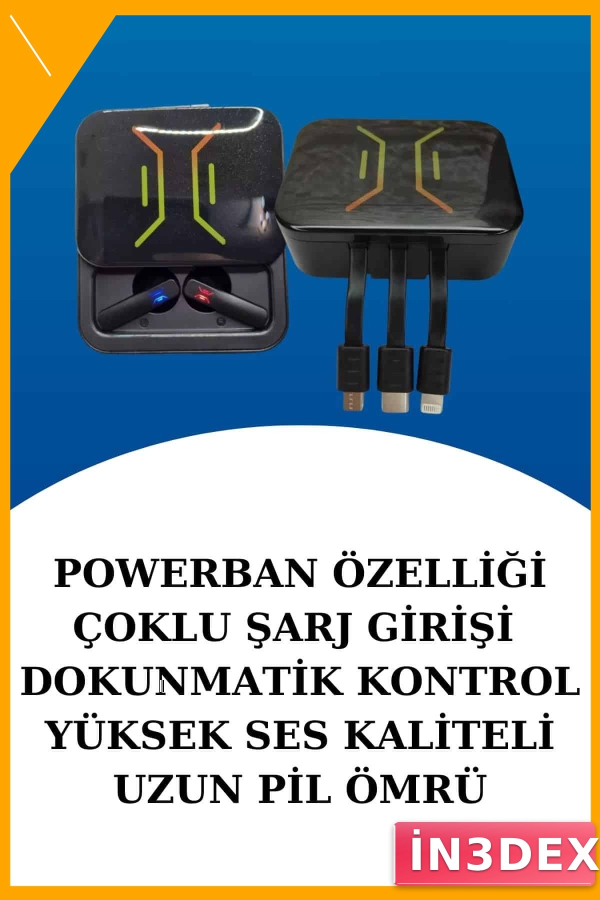 Akıllı Saat ve Bluetooth Kulaklık Seti Nabız Ölçer