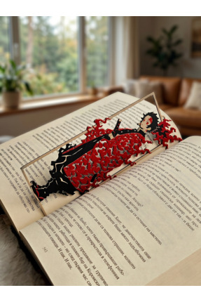 mekatris3d Mekatris Tanjiro Kamado Çerçeveli Kitap Ayracı 2'li Paket