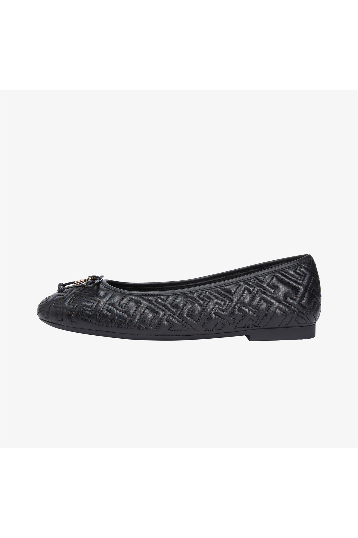 کفش espadril زنانه مشکی TH QUILTED BALLERINA - FW0FW09264