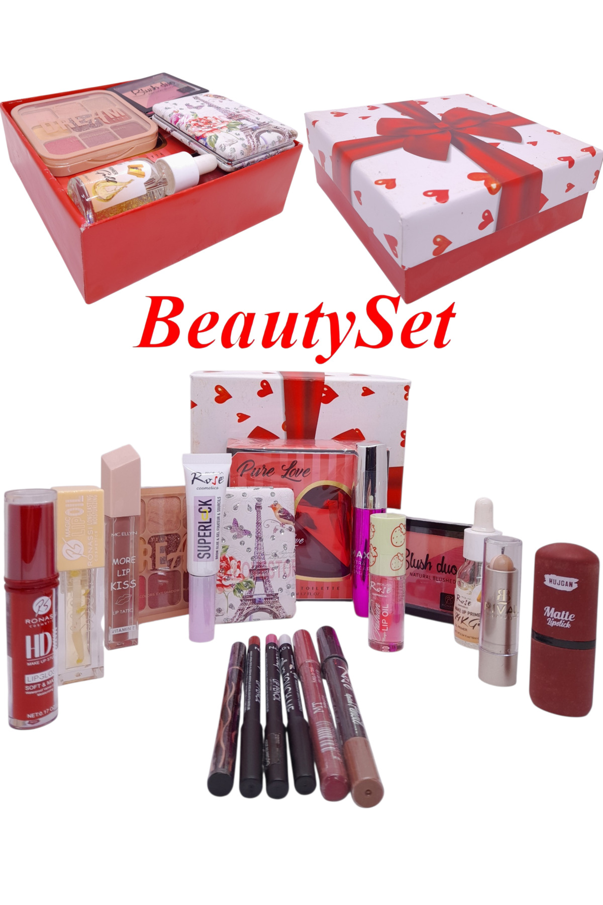 BeautySet 20 Parça Hediye Makyaj Seti Paketi 113402 - Fiyatı