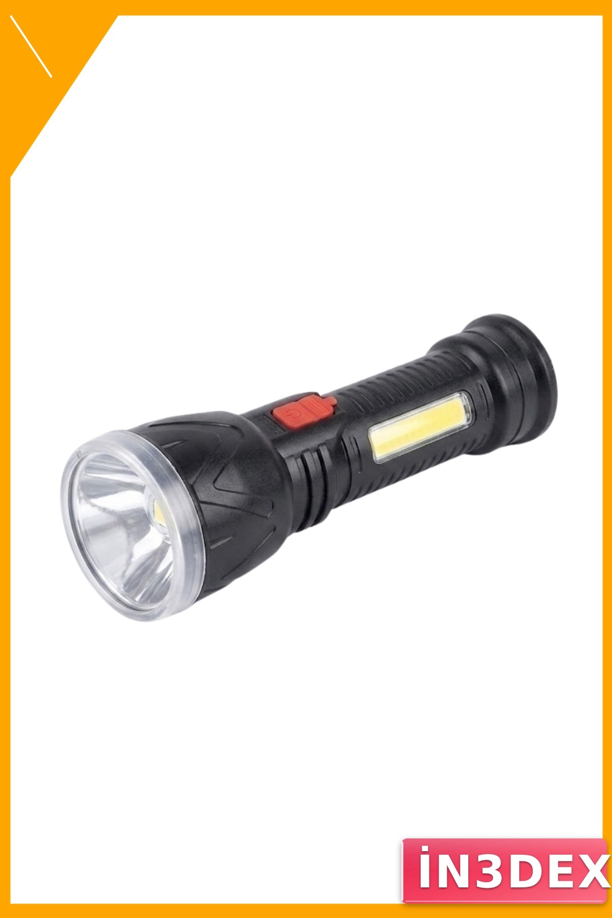 9 LED Şarjlı Uzun Menzilli El Feneri Dayanıklı Güçlü Işık
