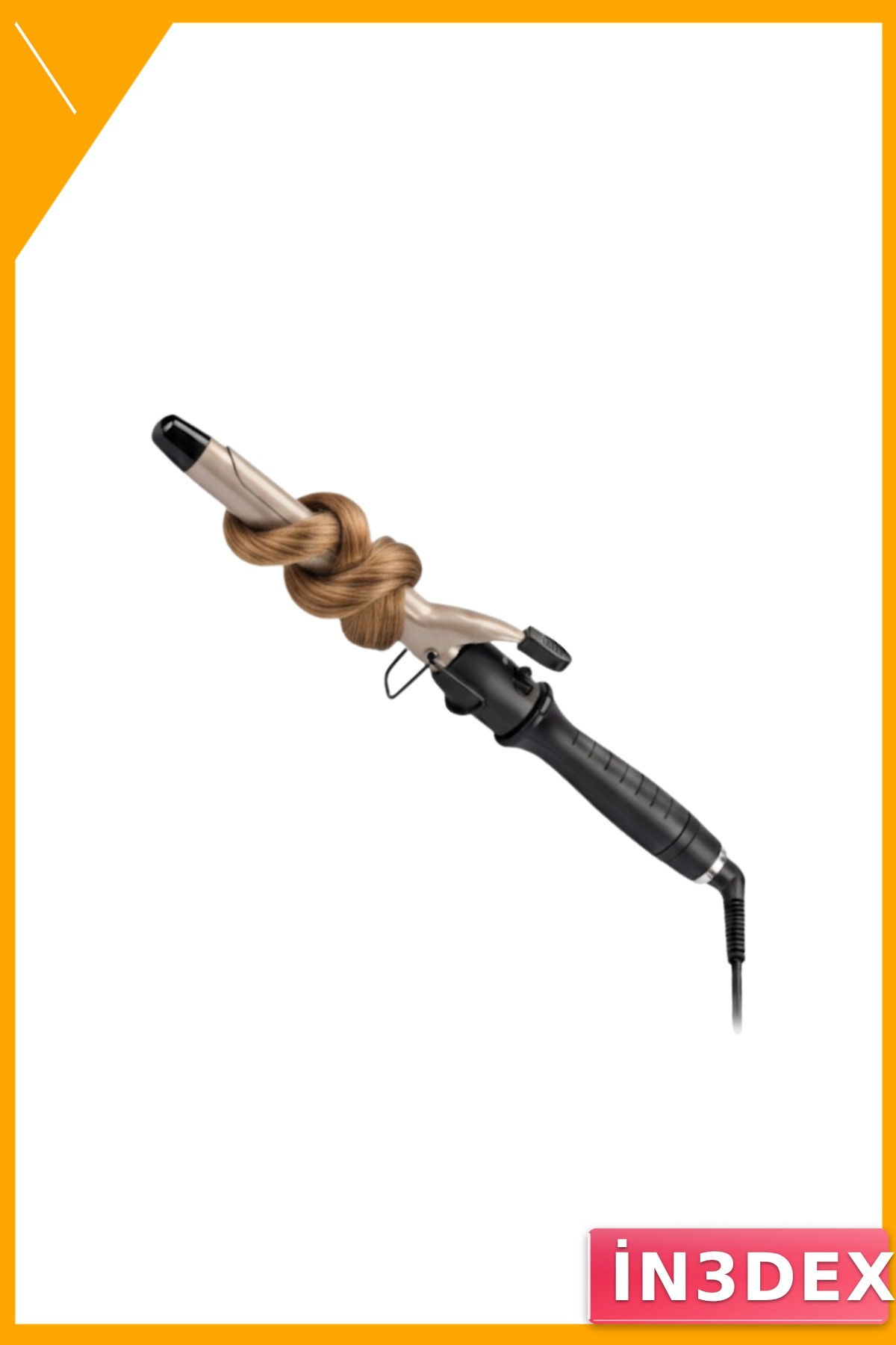 25 mm Seramik Saç Maşası 230 Derece Isı Ayarlı Bukle Yapma