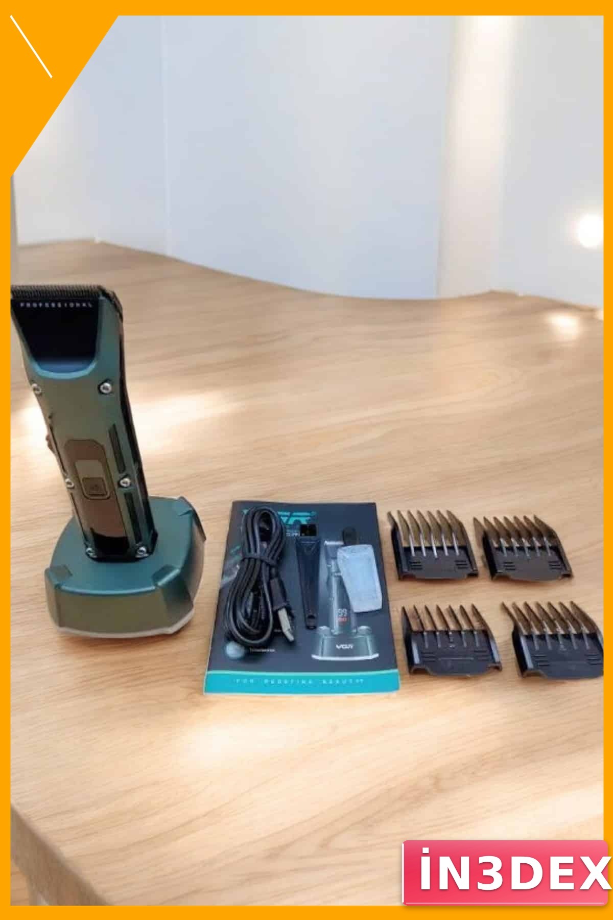 Dijital Göstergeli Tıraş Makinesi Turbo Motor Paslanmaz Çelik