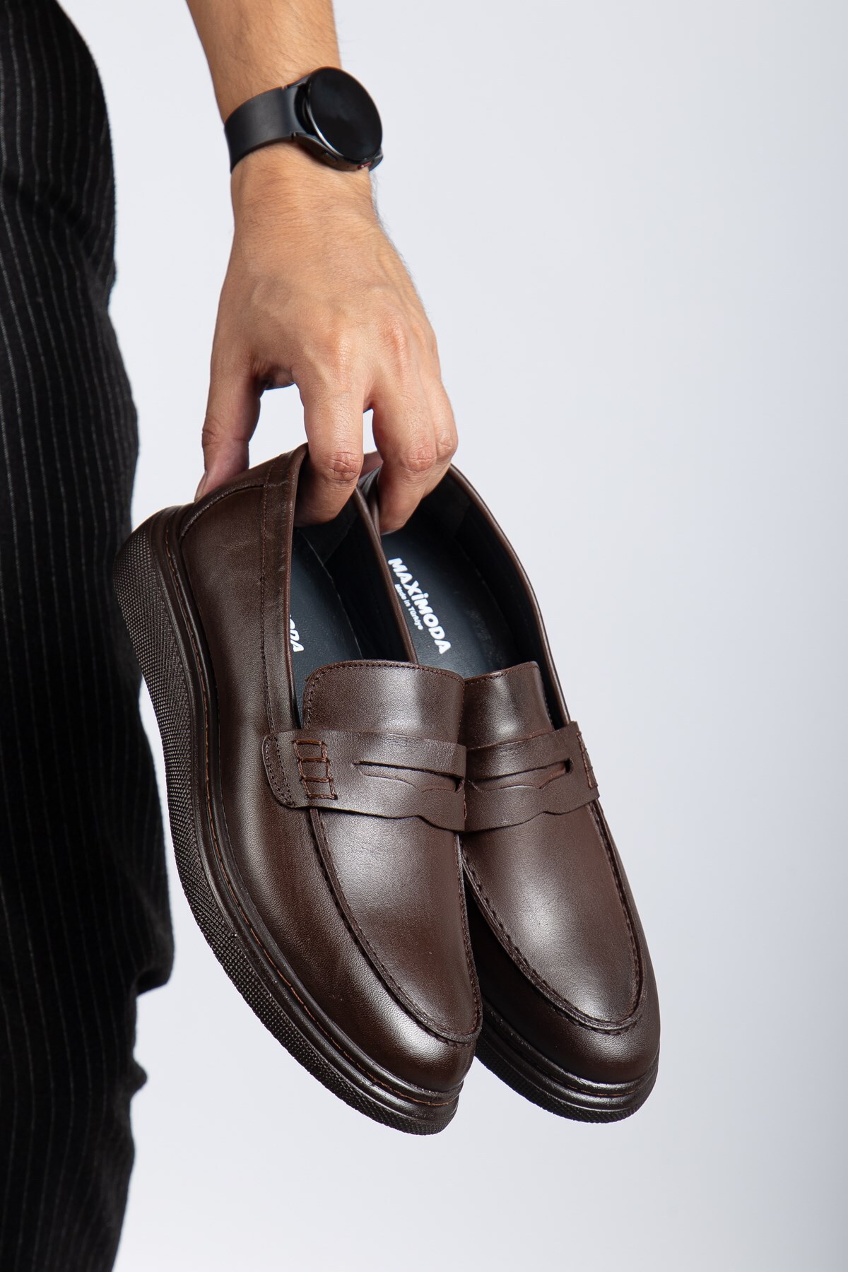 maximoda Hakiki Deri, %100 Deri, Loafer Deri Bağcıksız Ayakkabı görsel 4