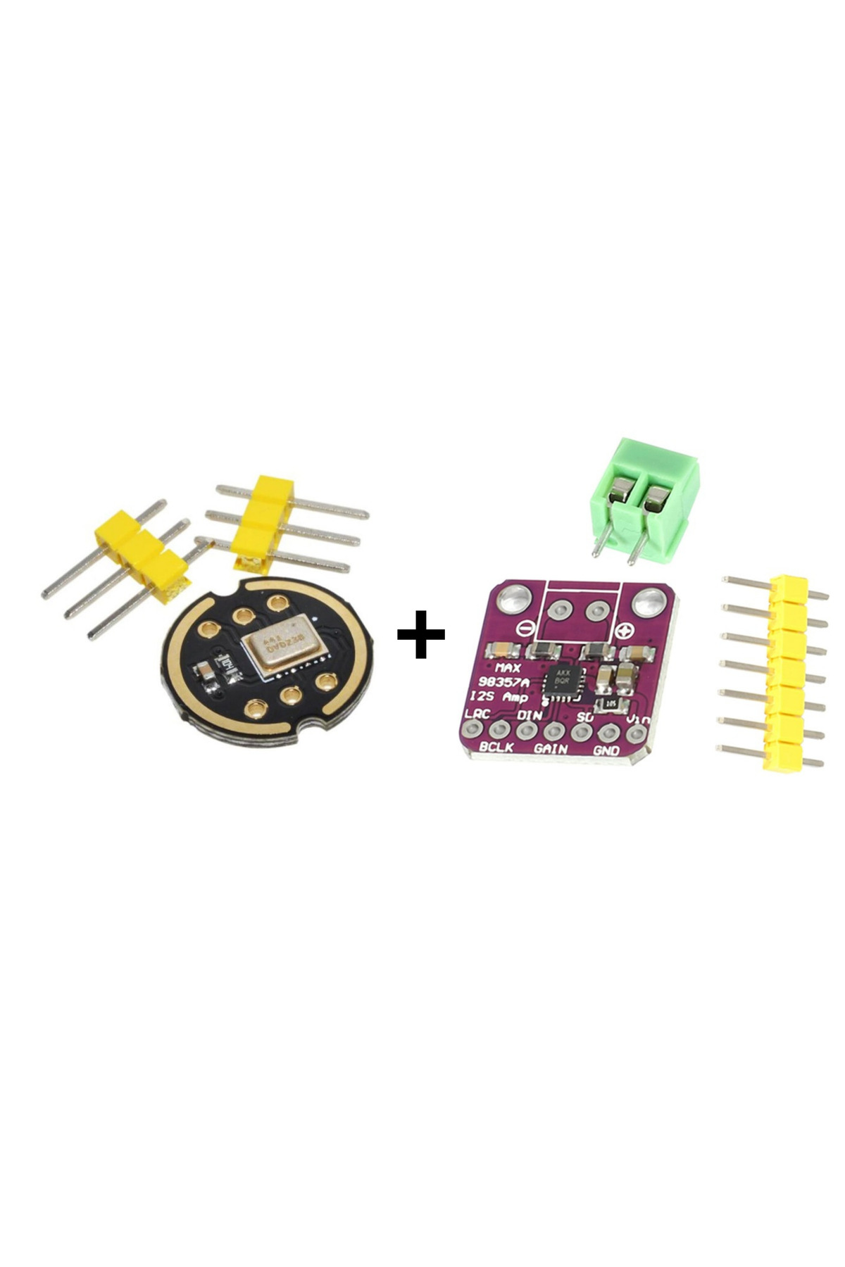 Sensör Modül MAX98357A Amfi + INMP441 I2S Dijital Mikrofon Modülü