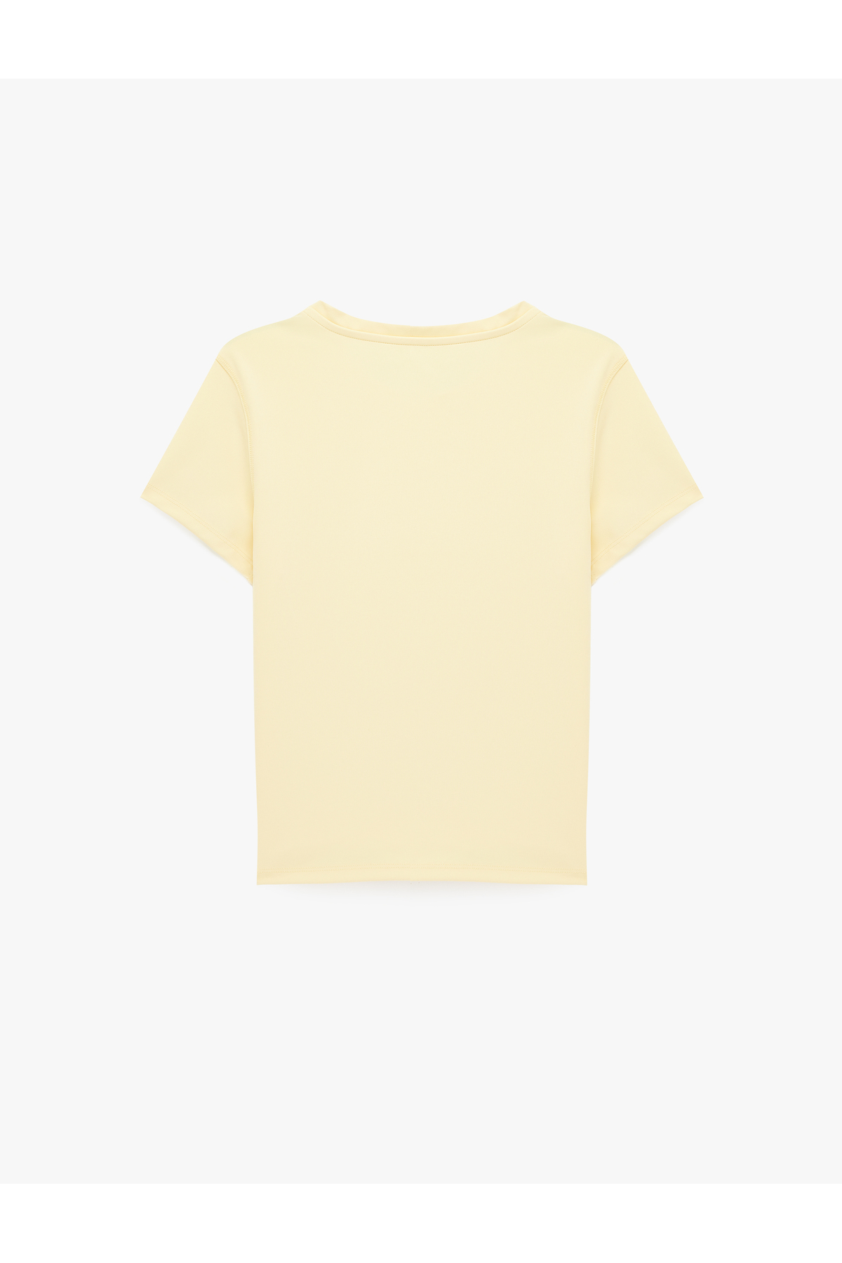 Koton Slim Fit Kısa Kollu Bisiklet Yaka Spor Tişört görsel 4