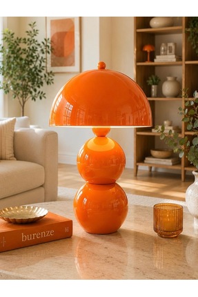 burenze Hamilton Turuncu Başlıklı Turuncu Toplu Masa Lambası Pinterest Model ...
