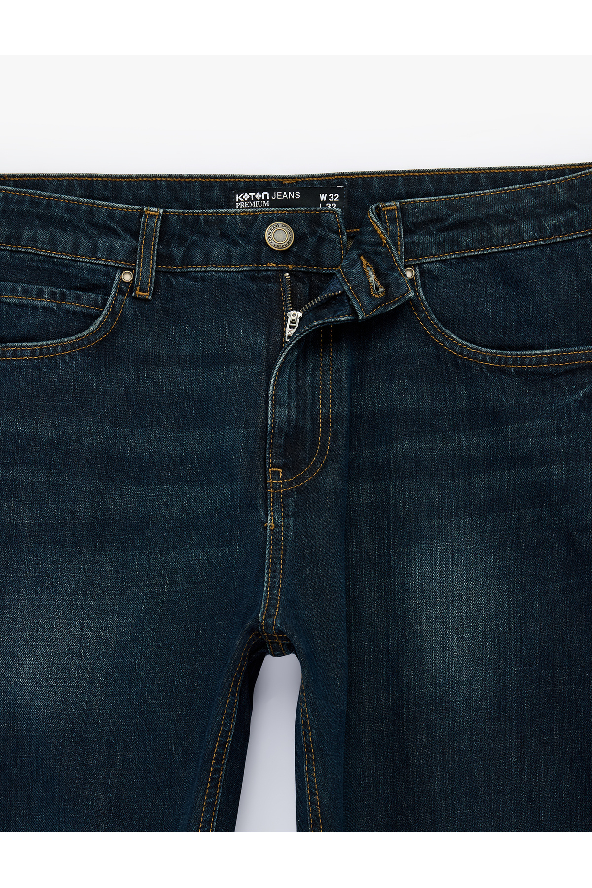 Koton Regular Fit Normal Bel Cepli Pamuklu Tapered Jean Pantolon - Joe Jean görsel 8