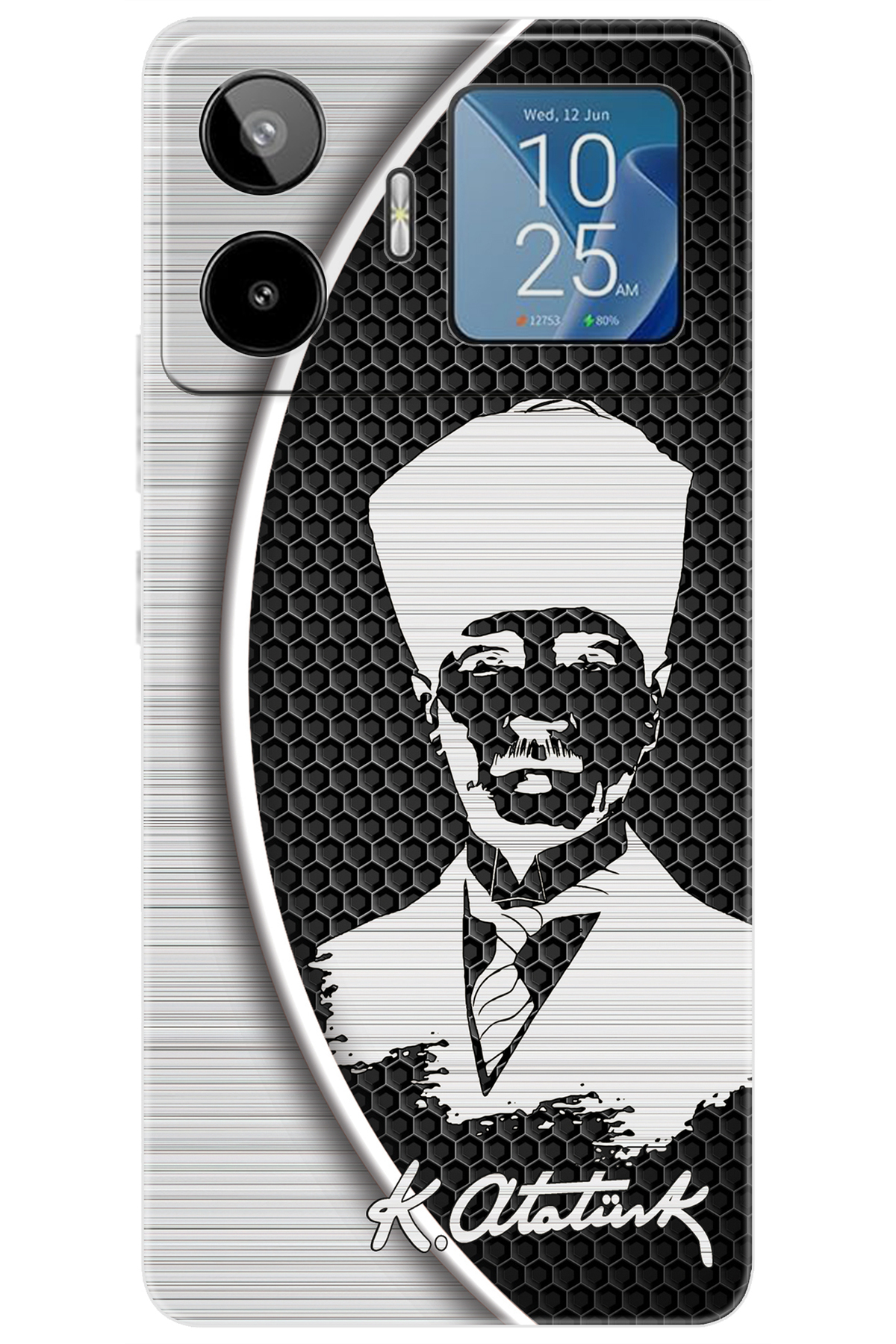 GM 26 PRO 5G (G903) Compatible Case Pattern Printed Silicone Ataturk Design NGO:398 CP-qv0yCM5