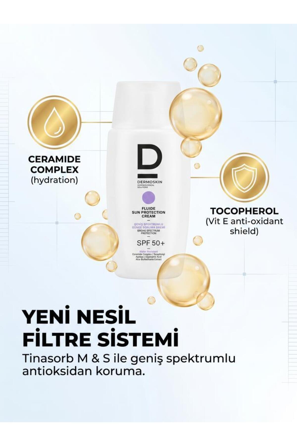 Sun Protection Fluide SPF 50+ Geniş Spektrum UVA/UVB Koruma — 8697796003562 — تصویر 2 از 7