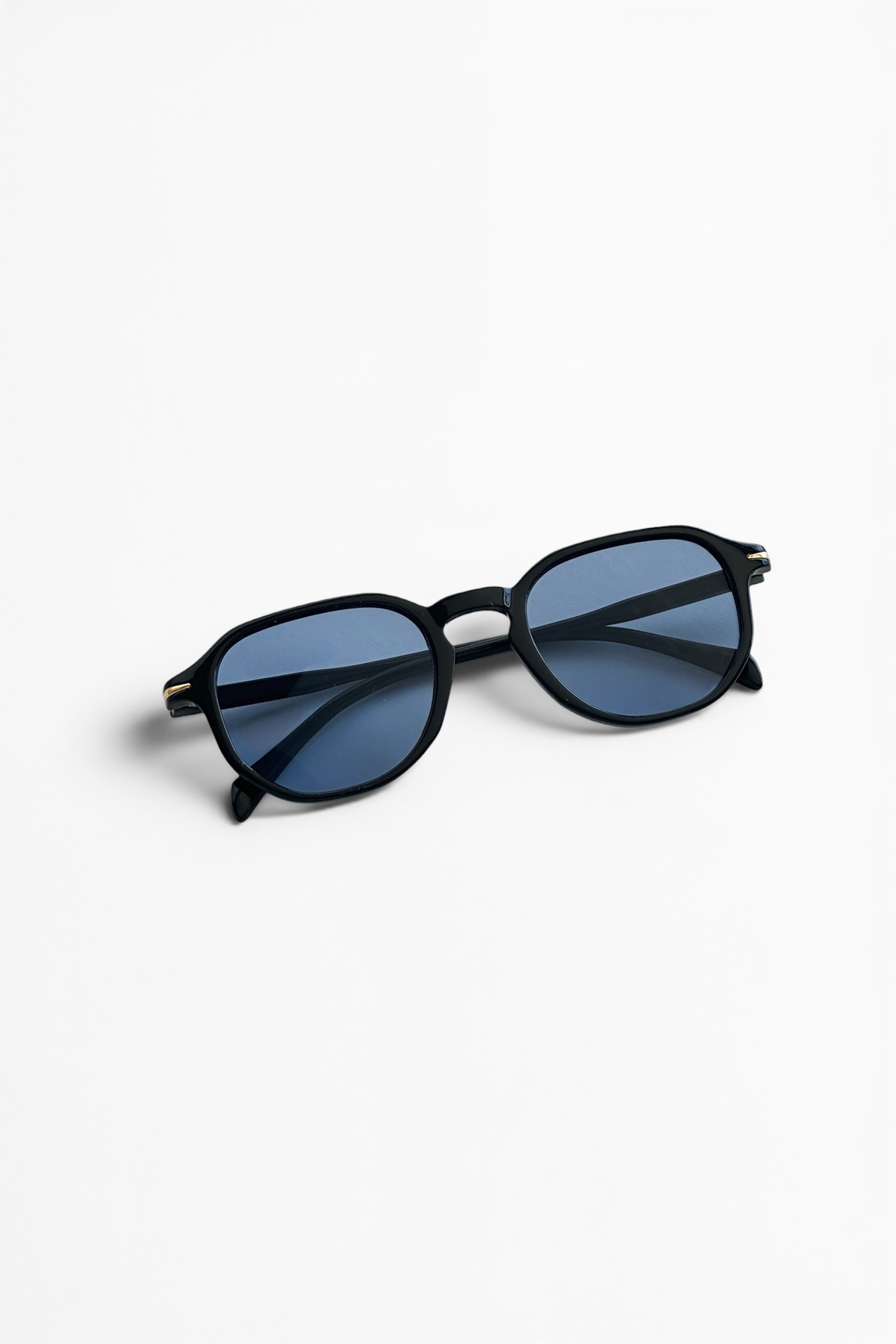 REN EYEWEAR Drave Erkek Güneş Gözlüğü UV400 Korumalı Lacivert Cam Extra Hafif Siyah Çerçeve görsel 3